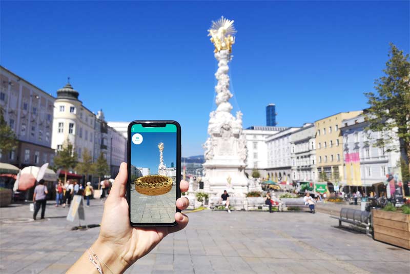 Augmented Reality Visit Linz App c Linz Tourismus